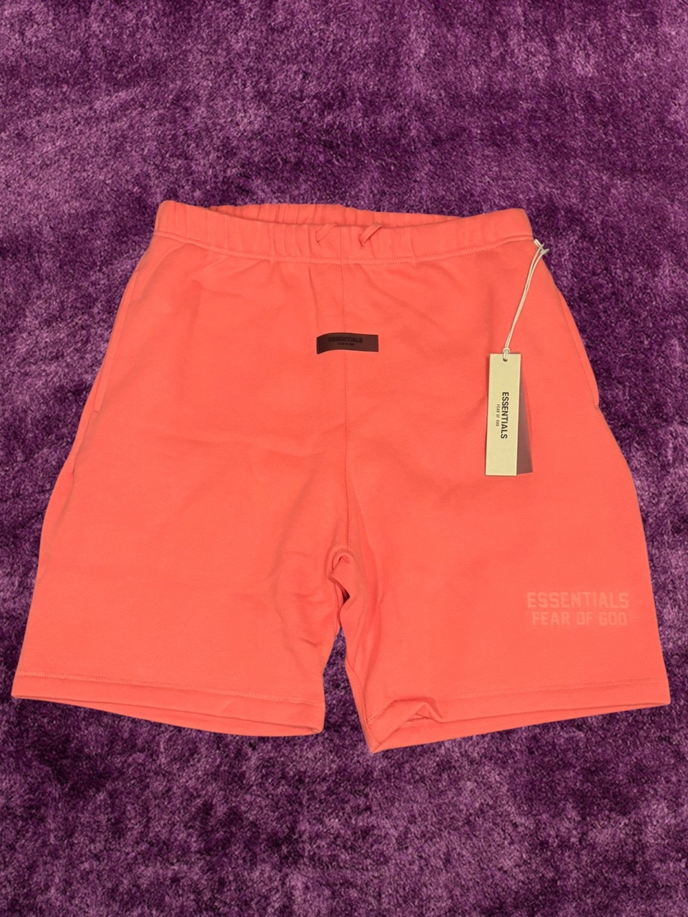 Fear of God Essentials Coral Sweatshorts